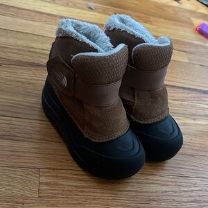 The North Face Brown and Black Kids Boots